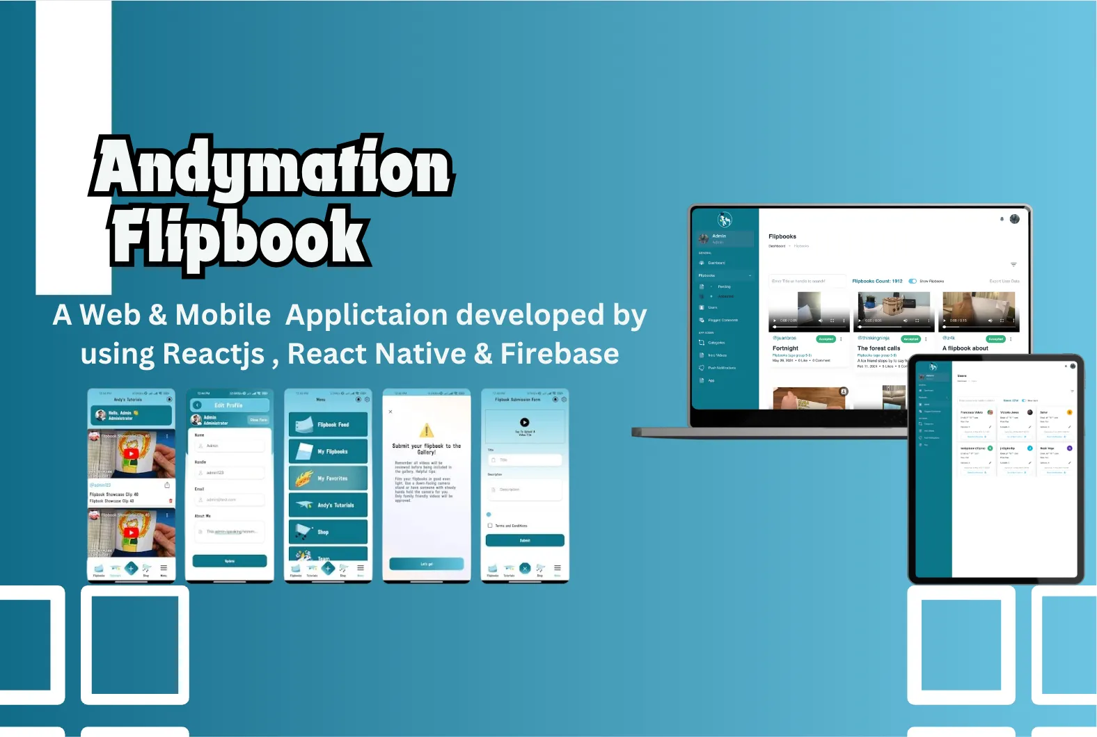 Andymation — Mobile App screenshot