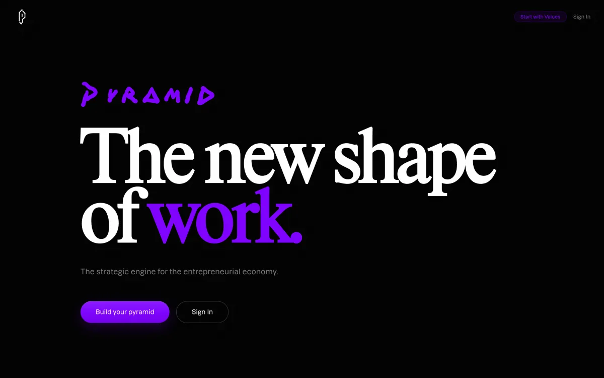 Pyramid — SaaS Platform screenshot